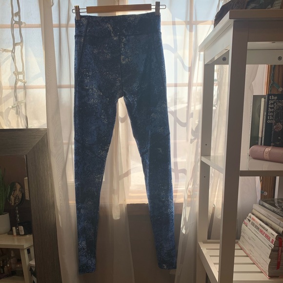 UA Blue Compression Leggings - Picture 4 of 4